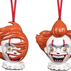 Gametraders Rouse Hill Collectables It (2017) - Pennywise Christmas Ornament 2-pack