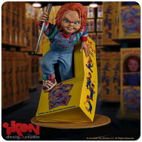 Gametraders Rouse Hill Child's Play - Chucky Breaking Free From Box PVC Statue Collectables 3 Gametraders Rouse Hill Child's Play - Chucky Breaking Free From Box PVC Statue Collectables