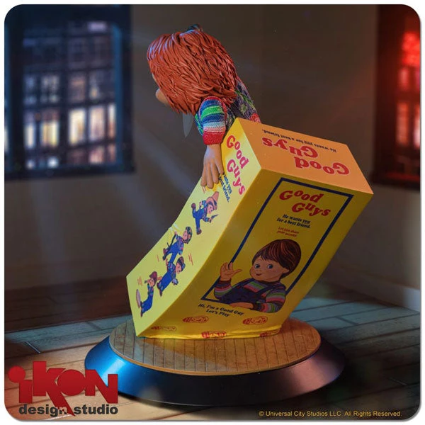 Gametraders Rouse Hill Child's Play - Chucky Breaking Free From Box PVC Statue Collectables 6 Gametraders Rouse Hill Child's Play - Chucky Breaking Free From Box PVC Statue Collectables