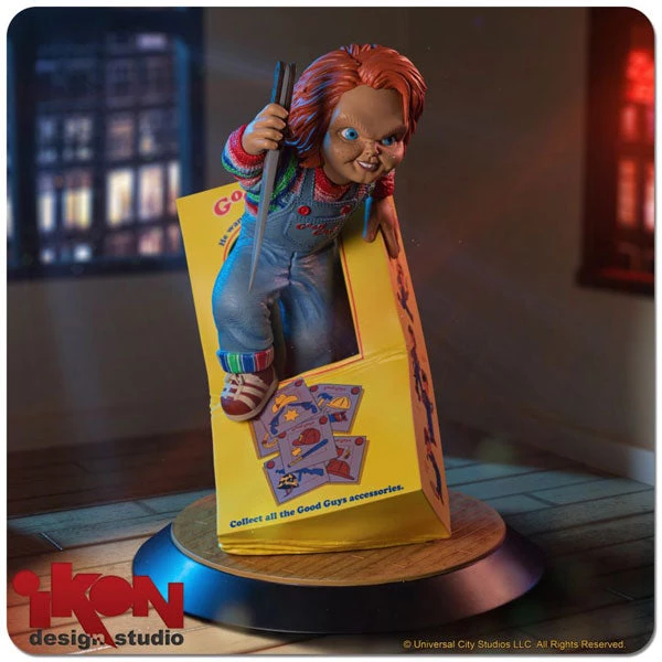 Gametraders Rouse Hill Child's Play - Chucky Breaking Free From Box PVC Statue Collectables 9 Gametraders Rouse Hill Child's Play - Chucky Breaking Free From Box PVC Statue Collectables