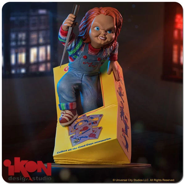 Gametraders Rouse Hill Child's Play - Chucky Breaking Free From Box PVC Statue Collectables 10 Gametraders Rouse Hill Child's Play - Chucky Breaking Free From Box PVC Statue Collectables