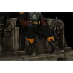 Gametraders Rouse Hill Star Wars: The Mandalorian - Boba Fett & Fennec Shand On Throne Deluxe 1:10 Scale Statue Collectables