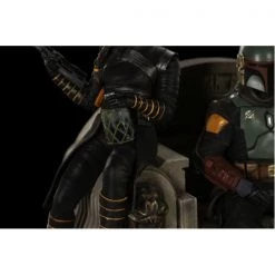 Gametraders Rouse Hill Star Wars: The Mandalorian - Boba Fett & Fennec Shand On Throne Deluxe 1:10 Scale Statue Collectables