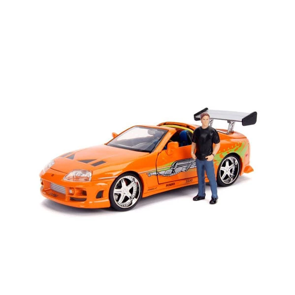 Gametraders Rouse Hill Fast & Furious - 1995 Toyota Supra 1:24 With Brian Hollywood Ride 3 Gametraders Rouse Hill Fast & Furious - 1995 Toyota Supra 1:24 With Brian Hollywood Ride