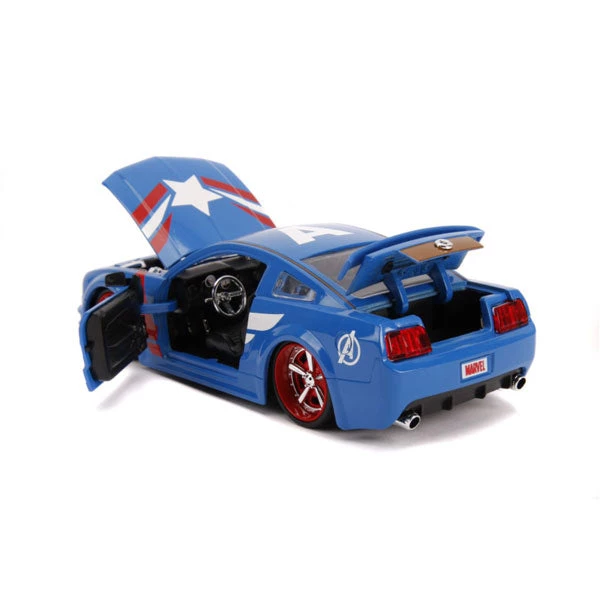 Gametraders Rouse Hill Collectables Captain America - 2006 Ford Mustang GT 1:24 Scale Hollywood Ride 4 Gametraders Rouse Hill Collectables Captain America - 2006 Ford Mustang GT 1:24 Scale Hollywood Ride