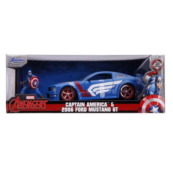 Gametraders Rouse Hill Collectables Captain America - 2006 Ford Mustang GT 1:24 Scale Hollywood Ride 12 Gametraders Rouse Hill Collectables Captain America - 2006 Ford Mustang GT 1:24 Scale Hollywood Ride