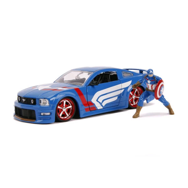 Gametraders Rouse Hill Collectables Captain America - 2006 Ford Mustang GT 1:24 Scale Hollywood Ride 3 Gametraders Rouse Hill Collectables Captain America - 2006 Ford Mustang GT 1:24 Scale Hollywood Ride