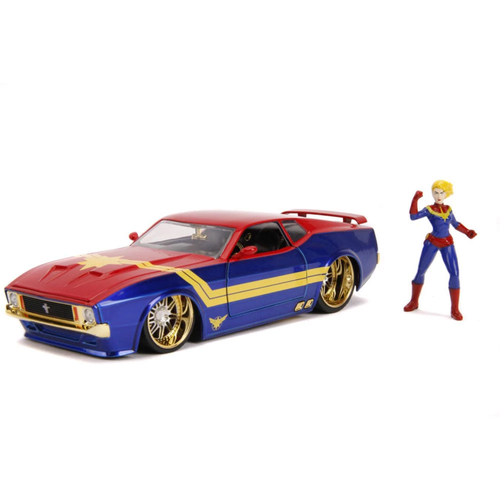 Gametraders Rouse Hill Captain Marvel - 1973 Ford Mustang Mach 1 1:24 Scale Hollywood Ride 4 Gametraders Rouse Hill Captain Marvel - 1973 Ford Mustang Mach 1 1:24 Scale Hollywood Ride