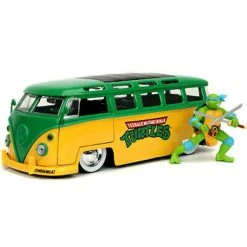 Gametraders Rouse Hill Collectables TMNT - '62 VW Bus W/Leonardo 1:24 Scale Hollywood Ride