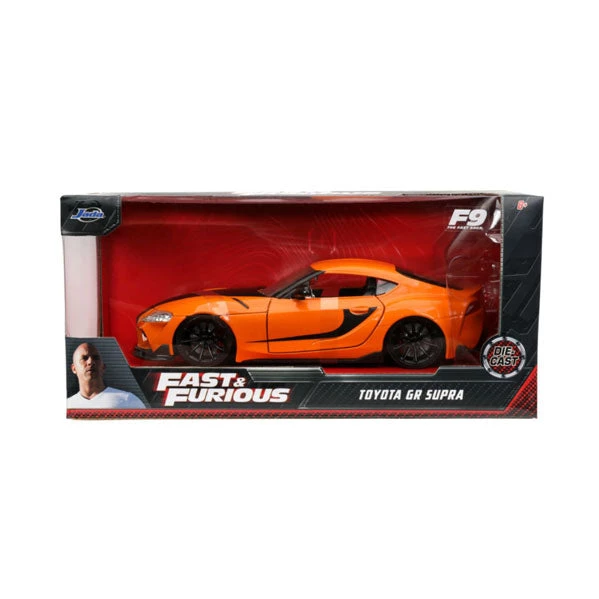 Gametraders Rouse Hill Collectables Fast And Furious 9 - 2020 Toyota Supra Metallic Orange 1:32 Scale Hollywood Ride 13 Gametraders Rouse Hill Collectables Fast And Furious 9 - 2020 Toyota Supra Metallic Orange 1:32 Scale Hollywood Ride
