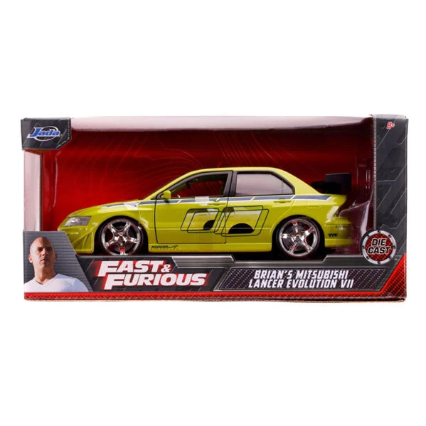 Gametraders Rouse Hill Fast & Furious - Brian's 2002 Mitsubishi Lancer Evolution VII 1:24 Scale Hollywood Ride Collectables 5 Gametraders Rouse Hill Fast & Furious - Brian's 2002 Mitsubishi Lancer Evolution VII 1:24 Scale Hollywood Ride Collectables