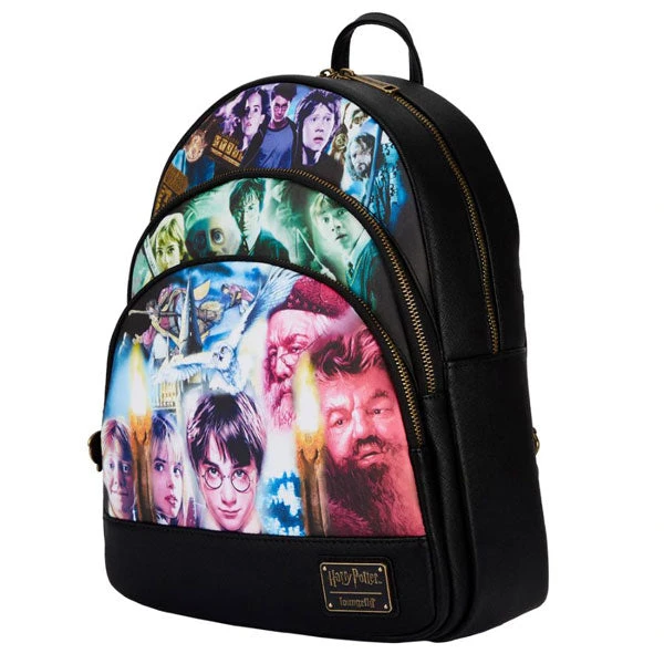 Gametraders Rouse Hill Loungefly - Harry Potter - Trilogy Triple Pocket Mini Backpack 4 Gametraders Rouse Hill Loungefly - Harry Potter - Trilogy Triple Pocket Mini Backpack