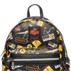 Gametraders Rouse Hill Loungefly - Jurassic Park - Warning Signs US Exclusive Mini Backpack
