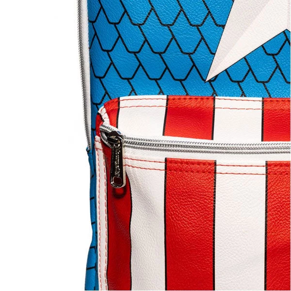 Gametraders Rouse Hill Loungefly - Captain America - Costume Mini Backpack With Pin 12 Gametraders Rouse Hill Loungefly - Captain America - Costume Mini Backpack With Pin