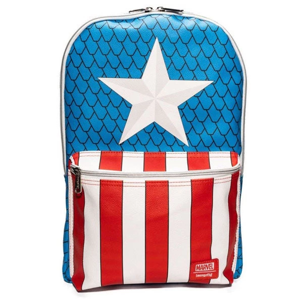 Gametraders Rouse Hill Loungefly - Captain America - Costume Mini Backpack With Pin 3 Gametraders Rouse Hill Loungefly - Captain America - Costume Mini Backpack With Pin