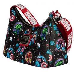Gametraders Rouse Hill Loungefly - Marvel Comics - Avengers Floral Tattoo Shoulder Bag