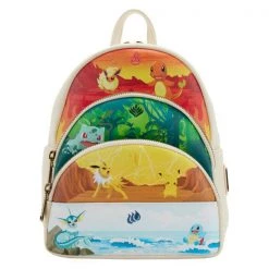 Gametraders Rouse Hill Loungefly - Pokemon - Elements Triple Pocket Mini Backpack