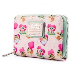 Gametraders Rouse Hill Loungefly -Star Wars: The Mandalorian - Grogu Valentines Zip Purse