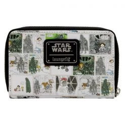 Gametraders Rouse Hill Loungefly - Star Wars - Darth Vader Comic Strip Zip Purse