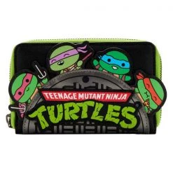 Gametraders Rouse Hill Loungefly - Teenage Mutant Ninja Turtles (TV 1987) - Sewer Cap Zip Purse