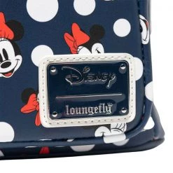 Gametraders Rouse Hill Loungefly - Disney - Minnie Mouse Polka Dots Navy Mini Backpack