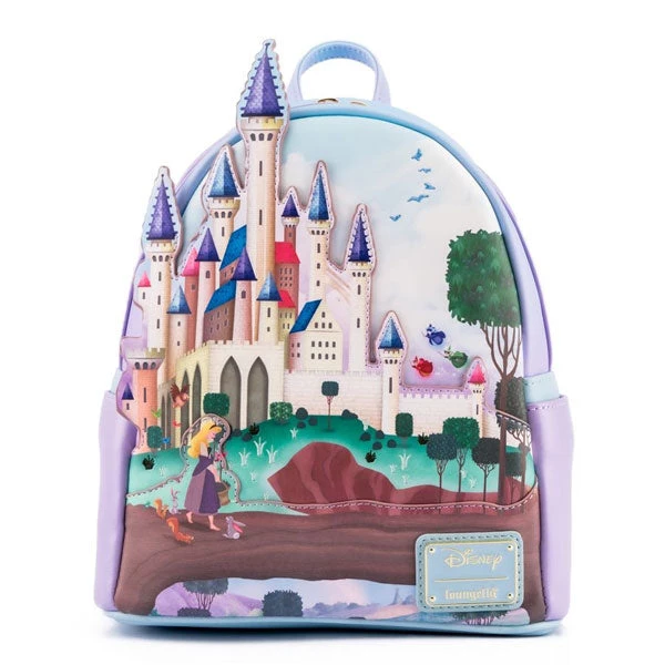 Gametraders Rouse Hill Loungefly - Sleeping Beauty - Castle Mini Backpack 3 Gametraders Rouse Hill Loungefly - Sleeping Beauty - Castle Mini Backpack