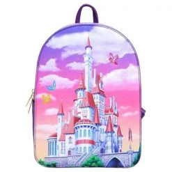 Gametraders Rouse Hill Loungefly - Beauty And The Beast (1991) - Castle Snap Flap US Exclusive Mini Backpack