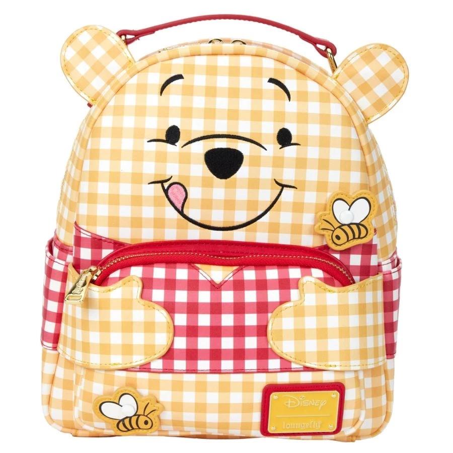 Gametraders Rouse Hill Loungefly - Winnie The Pooh - Pooh Gingham Mini Backpack 3 Gametraders Rouse Hill Loungefly - Winnie The Pooh - Pooh Gingham Mini Backpack