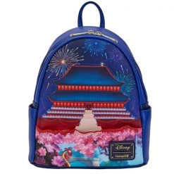 Gametraders Rouse Hill Loungefly - Mulan - Castle Light Up Mini Backpack