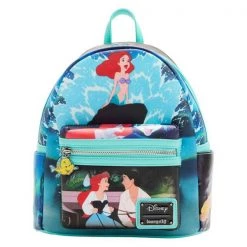 Gametraders Rouse Hill Loungefly - The Little Mermaid (1989) - Princess Scenes Mini Backpack