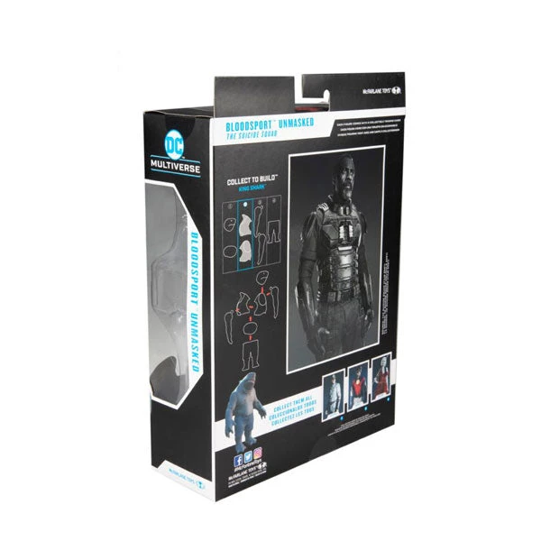 Gametraders Rouse Hill The Suicide Squad - Bloodsport Unmasked 7" Action Figure 10 Gametraders Rouse Hill The Suicide Squad - Bloodsport Unmasked 7" Action Figure