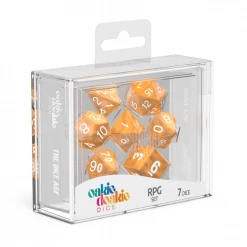 Gametraders Rouse Hill Oakie Doakie Dice RPG Solid Marble Orange Board Games