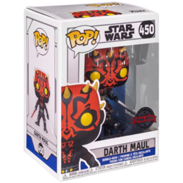 Gametraders Rouse Hill Star Wars: The Clone Wars - Darth Maul With Two Lightsabers US Exclusive Pop! Vinyl Pop Vinyls 4 Gametraders Rouse Hill Star Wars: The Clone Wars - Darth Maul With Two Lightsabers US Exclusive Pop! Vinyl Pop Vinyls
