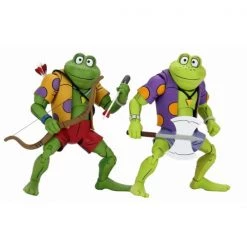 Gametraders Rouse Hill Collectables Teenage Mutant Ninja Turtles - Genghis & Rasputin Frog 7" Action Figure 2-pack