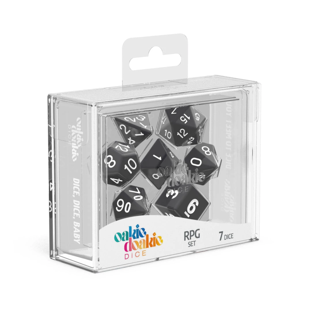Gametraders Rouse Hill Board Games Oakie Doakie Dice RPG Solid Black 3 Gametraders Rouse Hill Board Games Oakie Doakie Dice RPG Solid Black