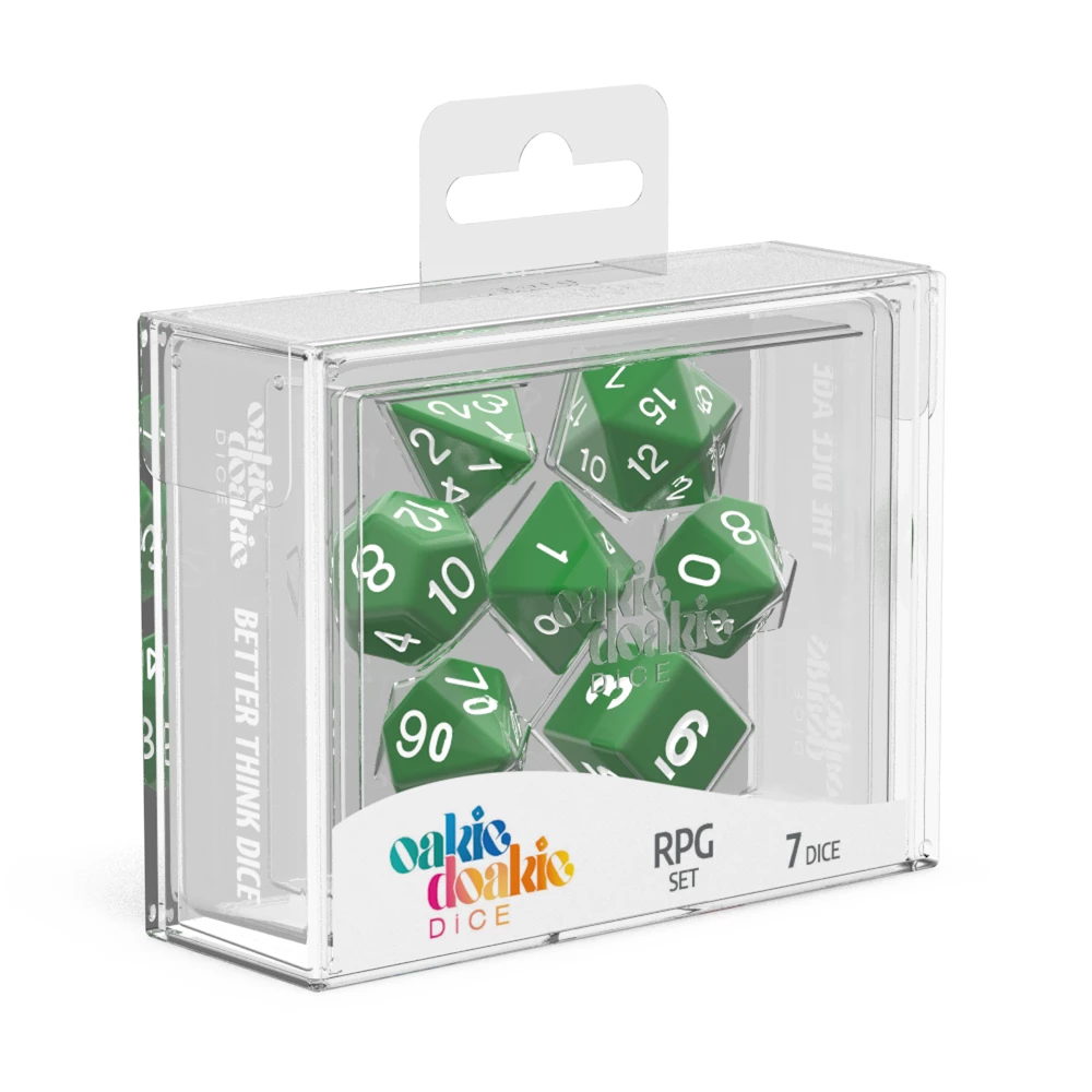 Gametraders Rouse Hill Board Games Oakie Doakie Dice RPG Solid Green 3 Gametraders Rouse Hill Board Games Oakie Doakie Dice RPG Solid Green