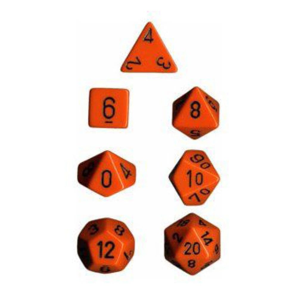 Gametraders Rouse Hill CHX 25403 Opaque Polyhedral Orange/black 7-Die Set 3 Gametraders Rouse Hill CHX 25403 Opaque Polyhedral Orange/black 7-Die Set