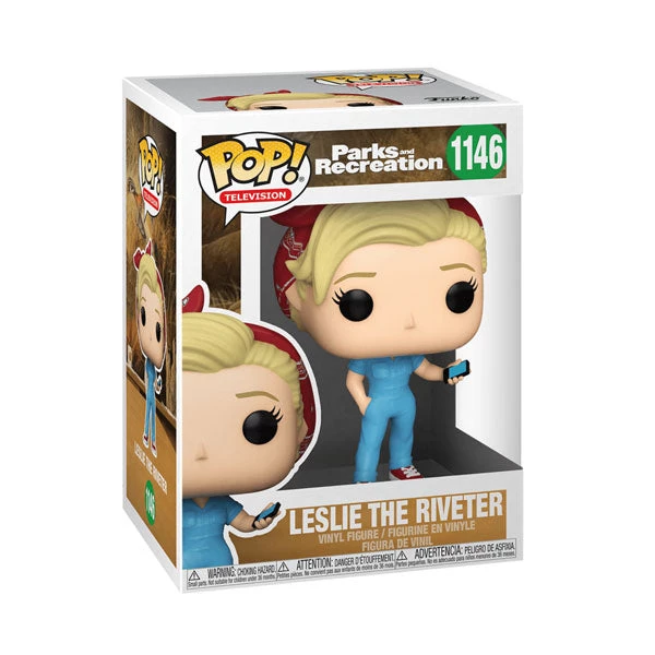 Gametraders Rouse Hill Parks And Recreation - Leslie The Riveter Pop! Vinyl Pop Vinyls 4 Gametraders Rouse Hill Parks And Recreation - Leslie The Riveter Pop! Vinyl Pop Vinyls