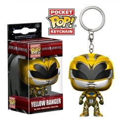 Gametraders Blacktown Power Rangers Movie - Yellow Ranger Pocket Pop! Keychain Pop Vinyls