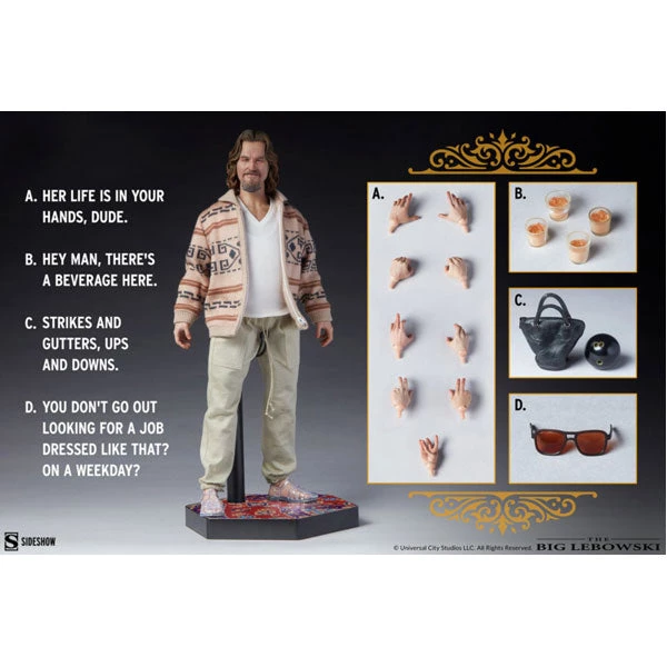 Gametraders Rouse Hill Collectables The Big Lebowski - The Dude 12" Action Figure 13 Gametraders Rouse Hill Collectables The Big Lebowski - The Dude 12" Action Figure