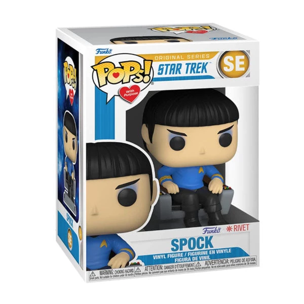 Gametraders Rouse Hill Pop Vinyls Star Trek: The Original Series - Spock In Chair Pop! With Purpose Pop! Vinyl 4 Gametraders Rouse Hill Pop Vinyls Star Trek: The Original Series - Spock In Chair Pop! With Purpose Pop! Vinyl