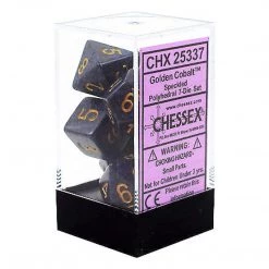 Gametraders Rouse Hill CHX 25337 Speckled Golden Cobalt 7-Die Set