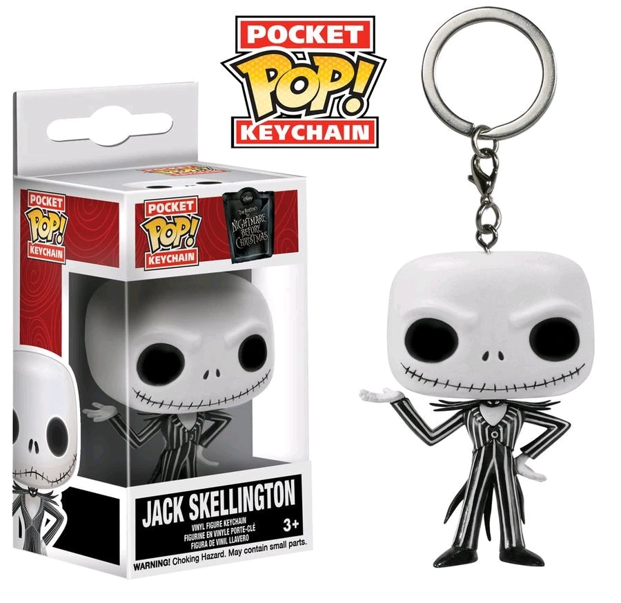 Funko The Nightmare Before Christmas - Jack Skellington Pocket Pop! Keychain 3 Funko The Nightmare Before Christmas - Jack Skellington Pocket Pop! Keychain