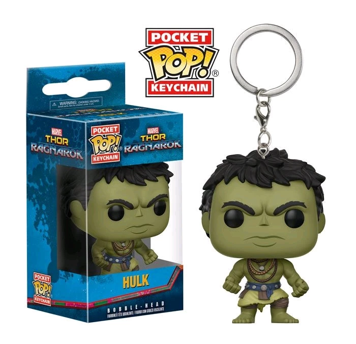 Funko Thor 3: Ragnarok - Hulk Casual Pocket Pop Vinyl Keychain 3 Funko Thor 3: Ragnarok - Hulk Casual Pocket Pop Vinyl Keychain