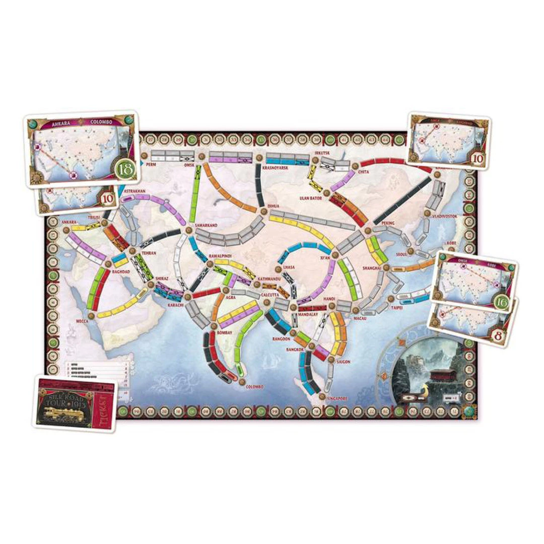 Gametraders Rouse Hill Ticket To Ride Map Collection Vol 1 Asia 4 Gametraders Rouse Hill Ticket To Ride Map Collection Vol 1 Asia