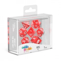 Gametraders Blacktown Oakie Doakie Dice RPG Translucent Red