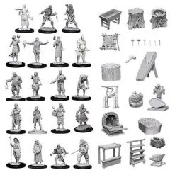 Gametraders Blacktown Wizkids - Unpainted Townspeople & Accessories