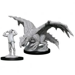 Gametraders Rouse Hill Dungeons & Dragons Dungeons And Dragons Nolzurs Marvelous Unpainted Minis Green Dragon Wyrmling And Elf