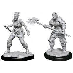 Gametraders Rouse Hill Dungeons & Dragons - Nolzur's Marvelous Unpainted Minis: Orc Barbarian Female