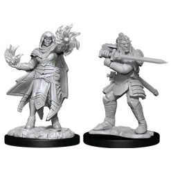 Gametraders Rouse Hill Dungeons & Dragons - Nolzur's Marvelous Unpainted Minis: Hobgoblin Fighter Male & Wizard Female